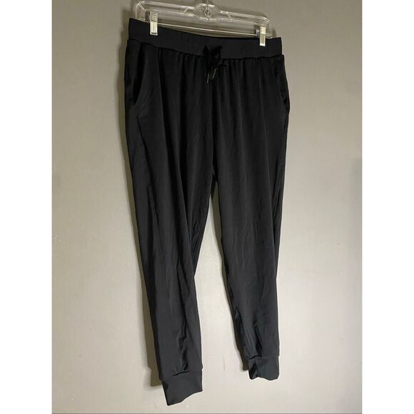 Libin Black Jogger Stretch Sweatpants With Pockets Size Large - Picture 2 of 7